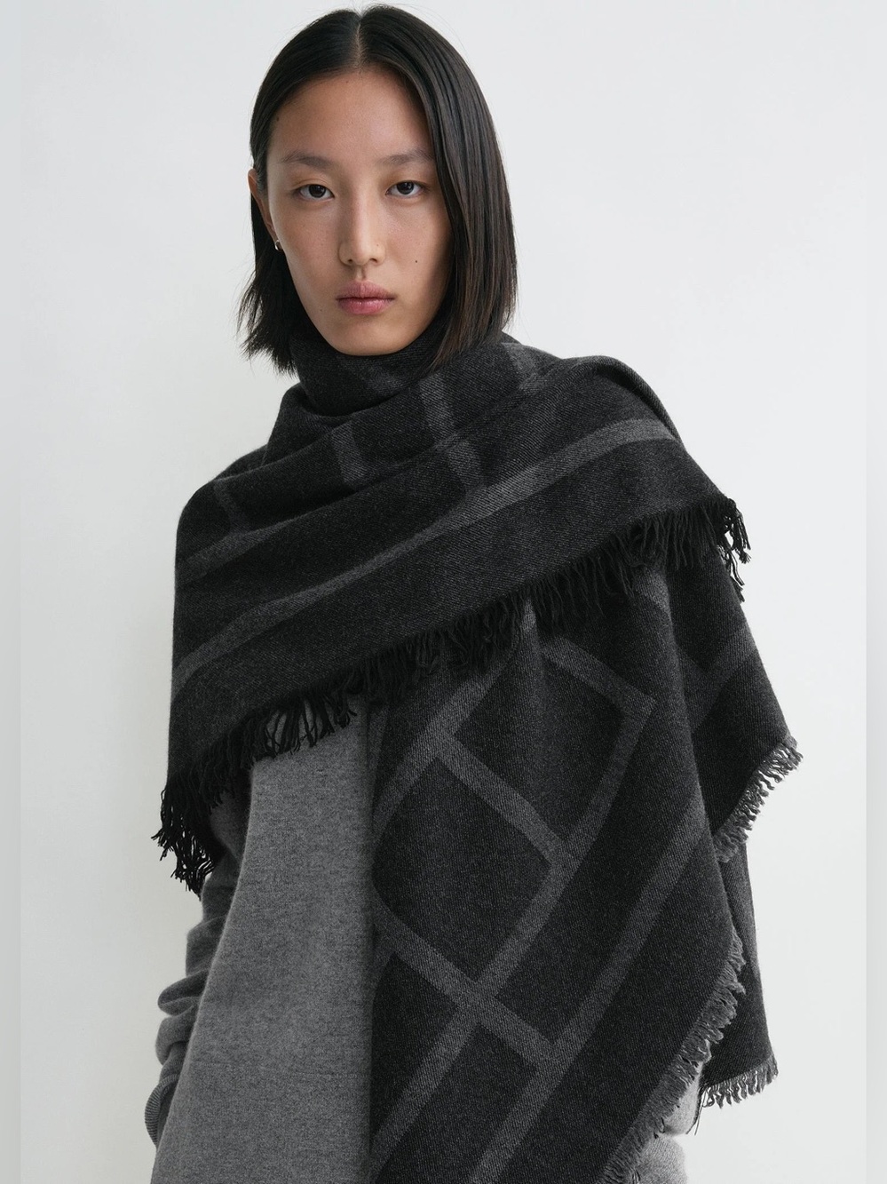 Totome Monogram Scarf